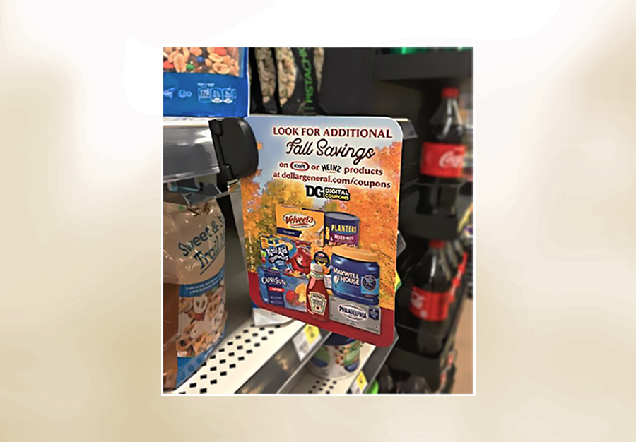 Fall Savings Shelf Flag